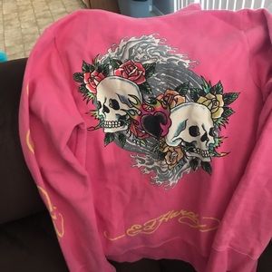 Ed Hardy zip up jacket